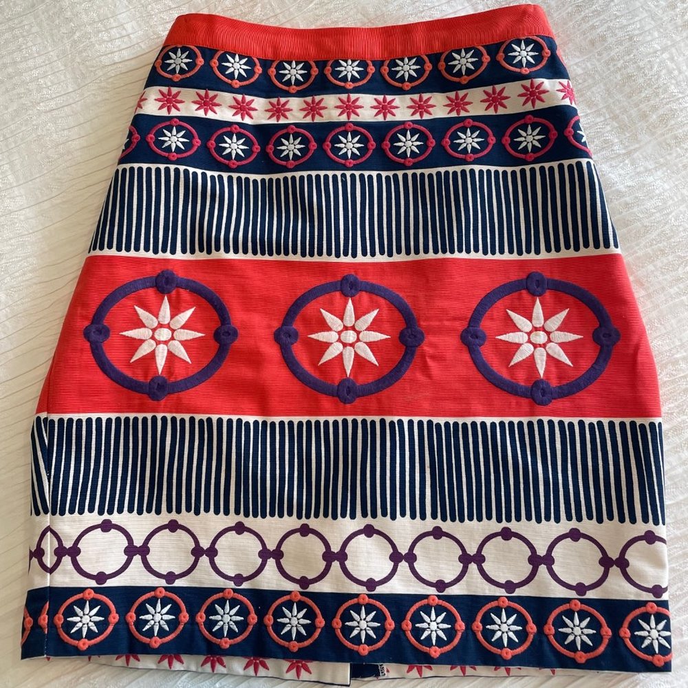 Vintage Boden Embroidered Pencil Skirt - no longer available in catelog